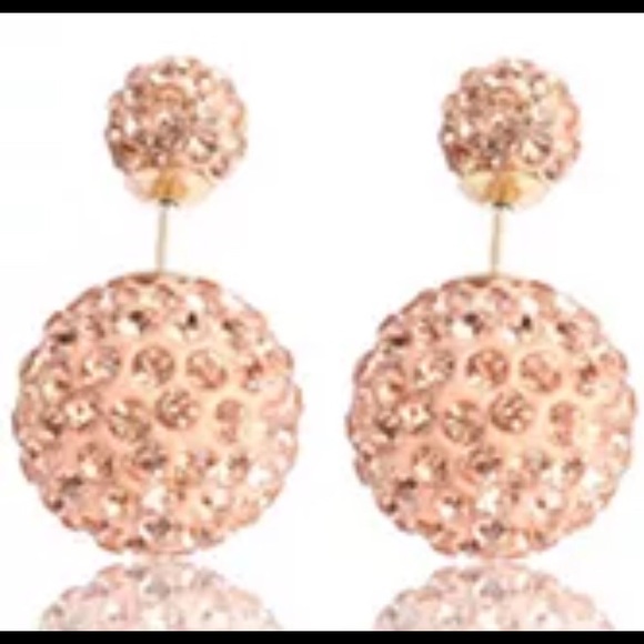 TWO SIDED OR DOUBLE SIDED STUD EARRINGS-NEW - Picture 6 of 6